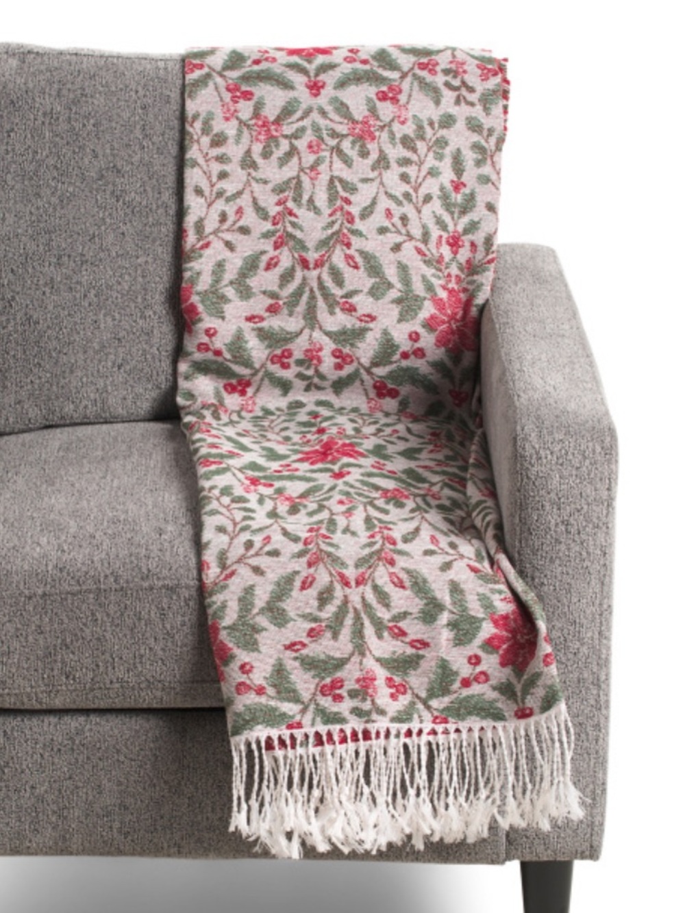 Martha Stewart Floral Woven Throw